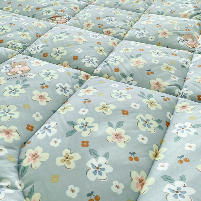 91家纺网 家纺一手货源 找家纺 （总）缦卡琳家纺 2024新款活性生态棉大豆床垫