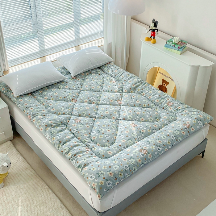 91家纺网 家纺一手货源 找家纺 （总）缦卡琳家纺 2024新款活性生态棉大豆床垫