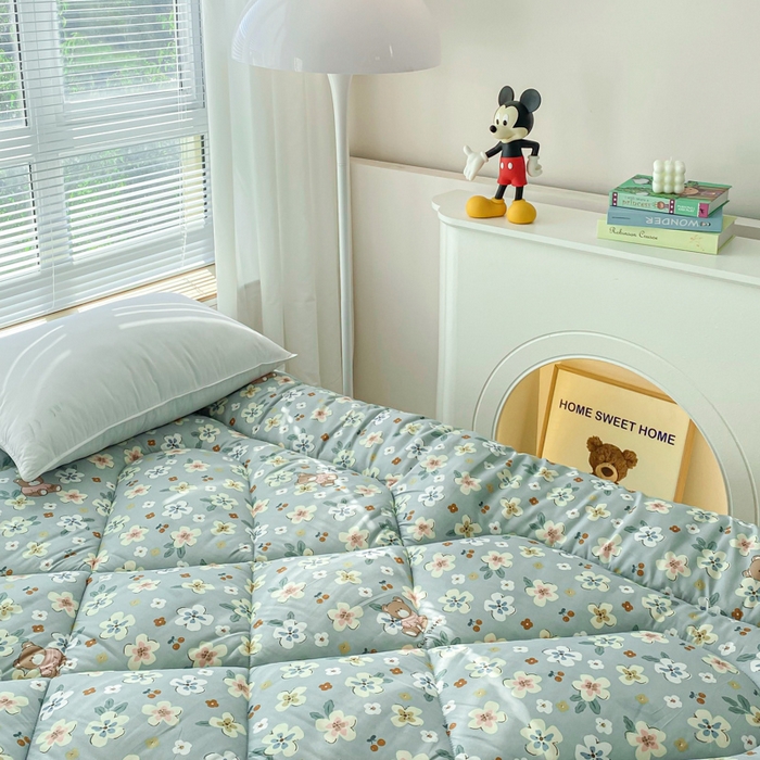 91家纺网 家纺一手货源 找家纺 （总）缦卡琳家纺 2024新款活性生态棉大豆床垫