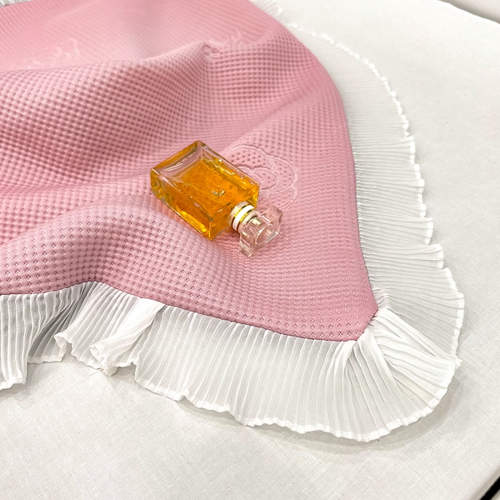 91家纺网 家纺一手货源 找家纺 雨彤家纺 2025新款冰豆豆蕾丝花边双人长枕套单品枕套枕套单件 山茶花-粉