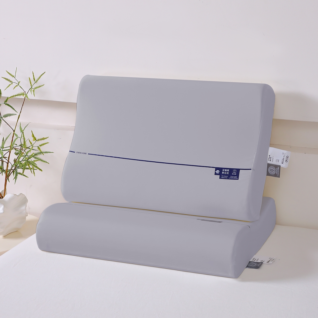 91家纺网 家纺一手货源 找家纺 （总）其乐枕芯 2025新款云朵记忆枕气凝枕亚朵同款慢回弹记忆枕