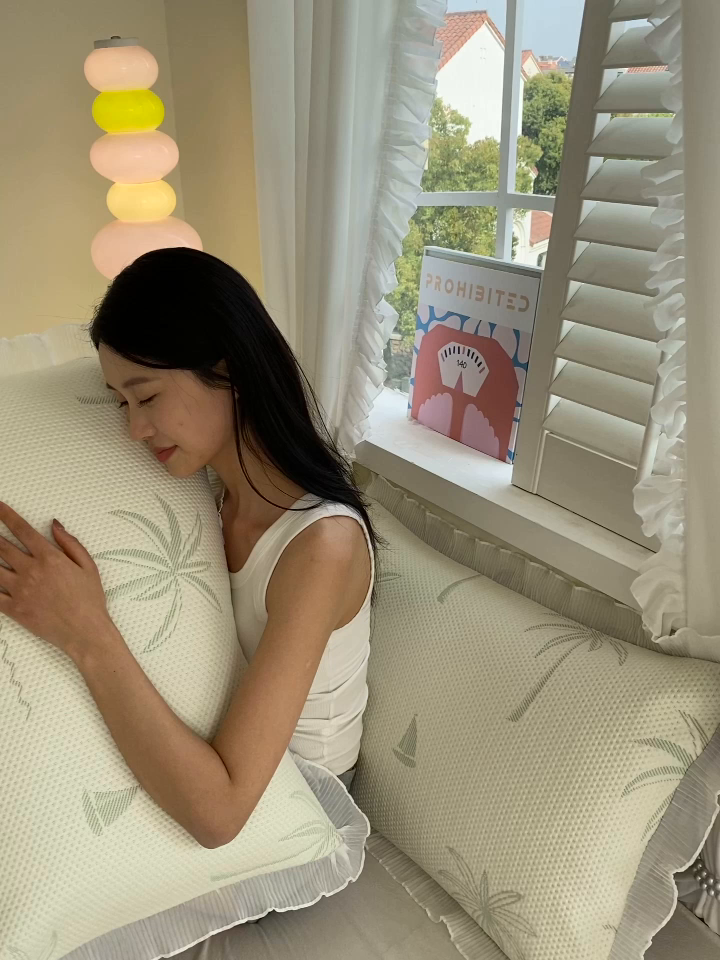 91家纺网 家纺一手货源 找家纺 雨彤家纺 2025新款冰豆豆蕾丝花边单人枕套单品枕套枕套单件 一帆风顺-浅绿