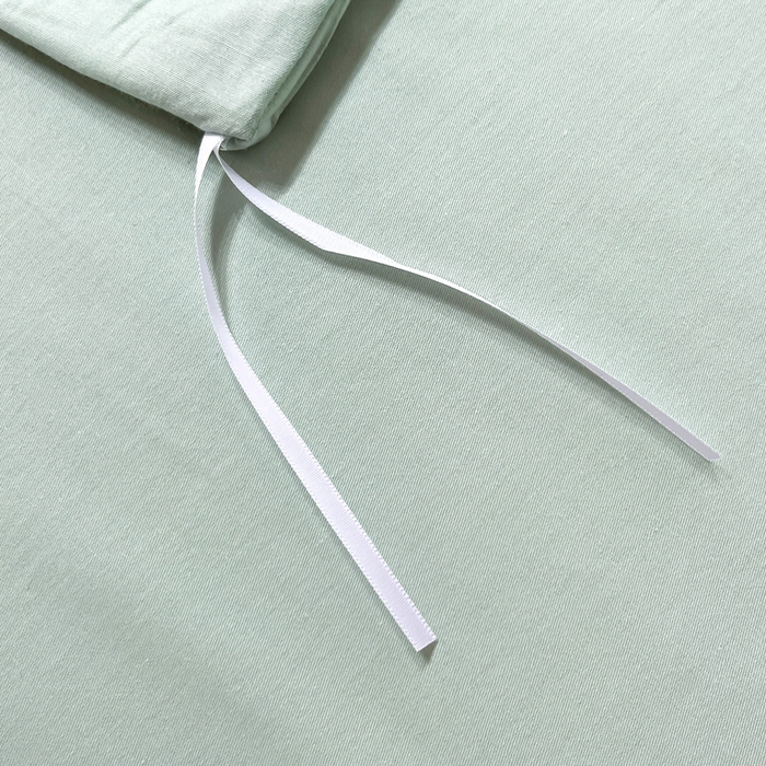 91家纺网 家纺一手货源 找家纺 梧桐家居 2025春夏新款全棉13374跑量罗伊儿四件套（退货不退礼盒） 罗伊儿-浅绿