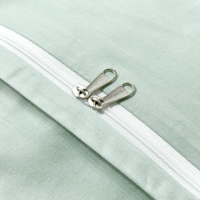 91家纺网 家纺一手货源 找家纺 梧桐家居 2025春夏新款全棉13374跑量罗伊儿四件套（退货不退礼盒） 罗伊儿-浅绿