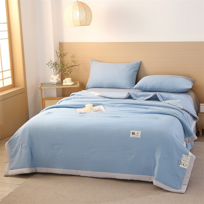 91家纺网 家纺一手货源 找家纺 （总）前程家纺 2025春夏纯色新疆棉花夏被夏凉被空调被