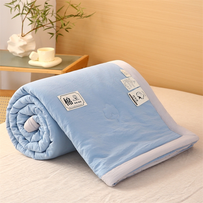 91家纺网 家纺一手货源 找家纺 （总）前程家纺 2025春夏纯色新疆棉花夏被夏凉被空调被