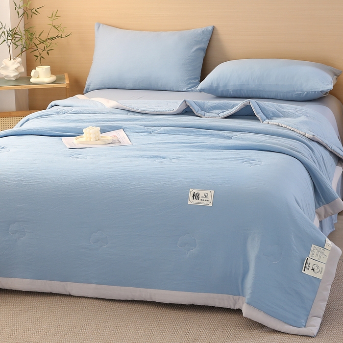 91家纺网 家纺一手货源 找家纺 （总）前程家纺 2025春夏纯色新疆棉花夏被夏凉被空调被