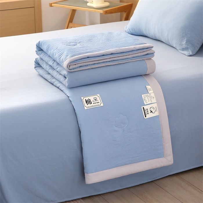 91家纺网 家纺一手货源 找家纺 （总）前程家纺 2025春夏纯色新疆棉花夏被夏凉被空调被