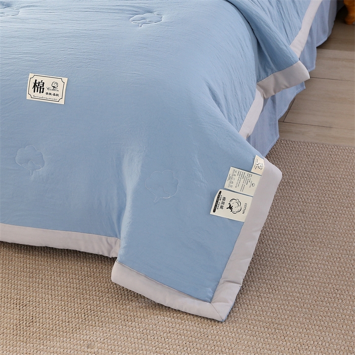 91家纺网 家纺一手货源 找家纺 （总）前程家纺 2025春夏纯色新疆棉花夏被夏凉被空调被