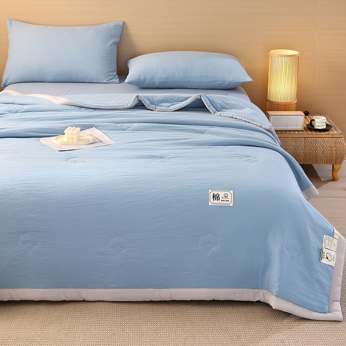 91家纺网 家纺一手货源 找家纺 （总）前程家纺 2025春夏纯色新疆棉花夏被夏凉被空调被