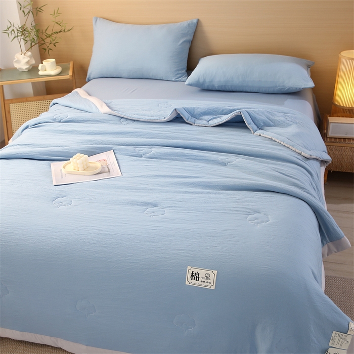 91家纺网 家纺一手货源 找家纺 （总）前程家纺 2025春夏纯色新疆棉花夏被夏凉被空调被