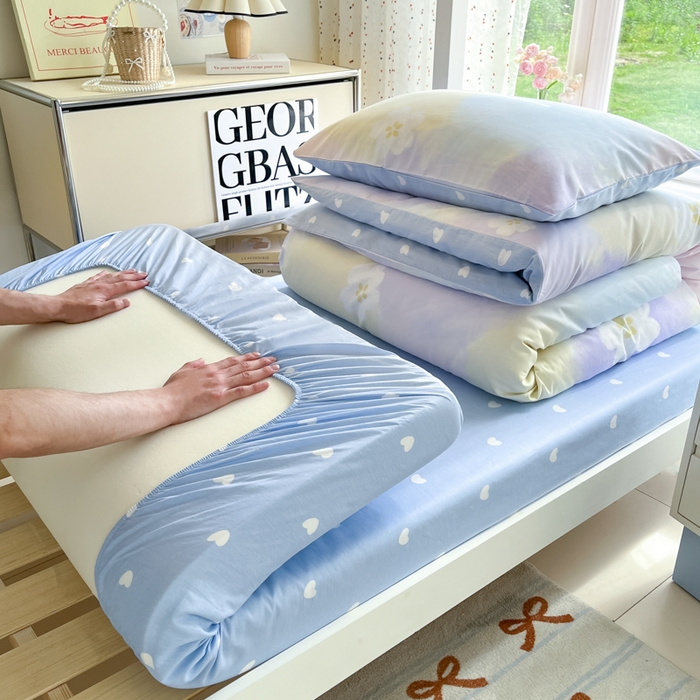 91家纺网 家纺一手货源 找家纺 （总）如约 2025新款学生季12868全棉印花三件套