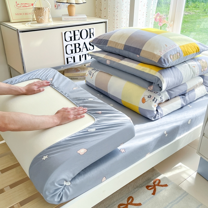 91家纺网 家纺一手货源 找家纺 （总）如约 2025新款学生季12868全棉印花三件套