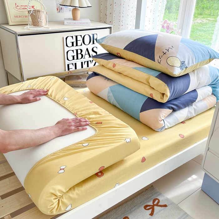 91家纺网 家纺一手货源 找家纺 （总）如约 2025新款学生季12868全棉印花三件套