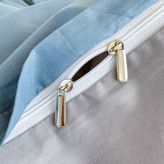 91家纺网 家纺一手货源 找家纺 （总）眠博士 2025新款全棉纯棉40支双拼纯色四件套-学生款