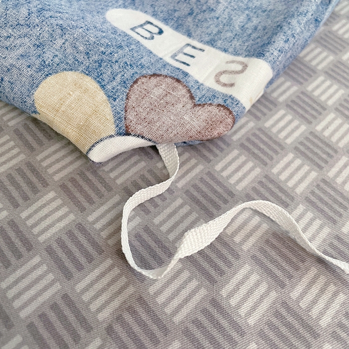 91家纺网 家纺一手货源 找家纺 锦润家纺2025新款全棉13372学生三件套纯棉宿舍六件套 彼特-蓝