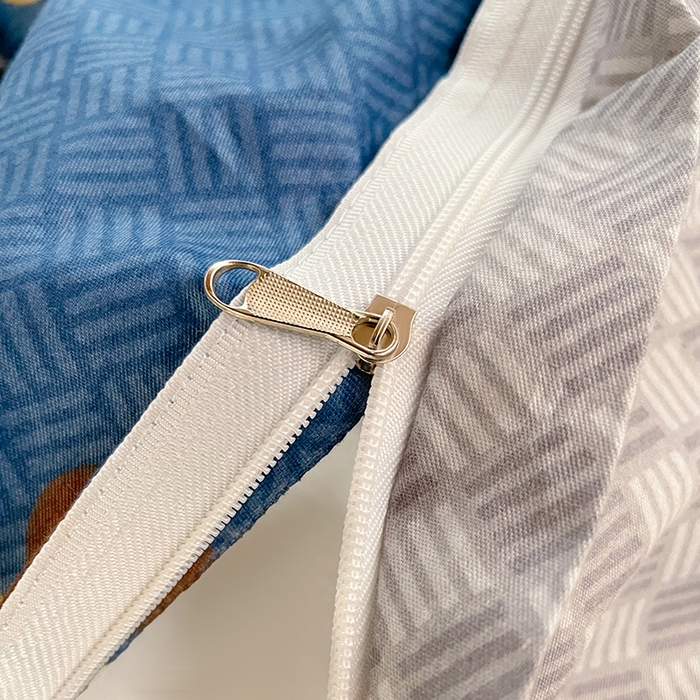 91家纺网 家纺一手货源 找家纺 锦润家纺2025新款全棉13372学生三件套纯棉宿舍六件套 彼特-蓝