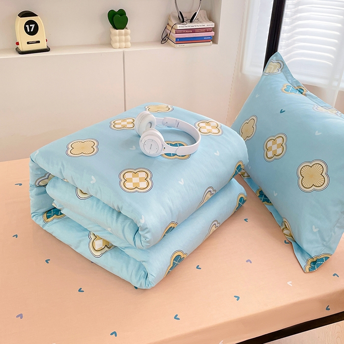 91家纺网 家纺一手货源 找家纺 锦润家纺2025新款全棉13372学生三件套纯棉宿舍六件套 宝格莉