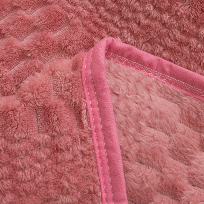 91家纺网 家纺一手货源 找家纺 胜百毛毯2025新金龟绒毛毯 豆沙