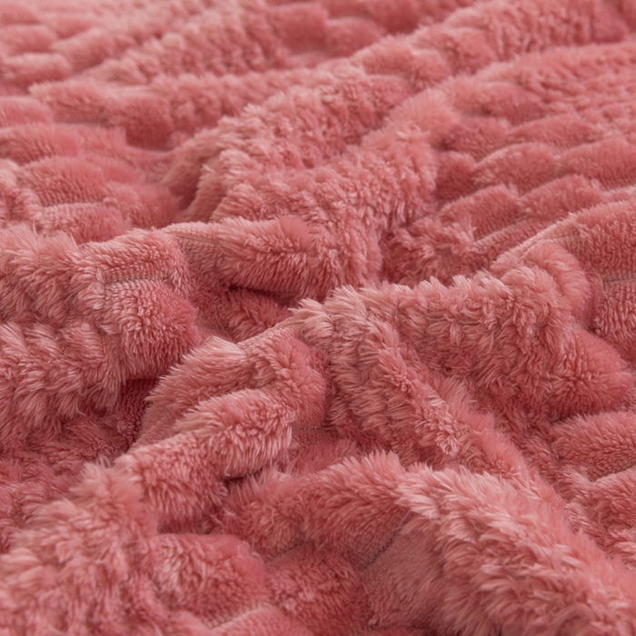 91家纺网 家纺一手货源 找家纺 胜百毛毯2025新金龟绒毛毯 豆沙