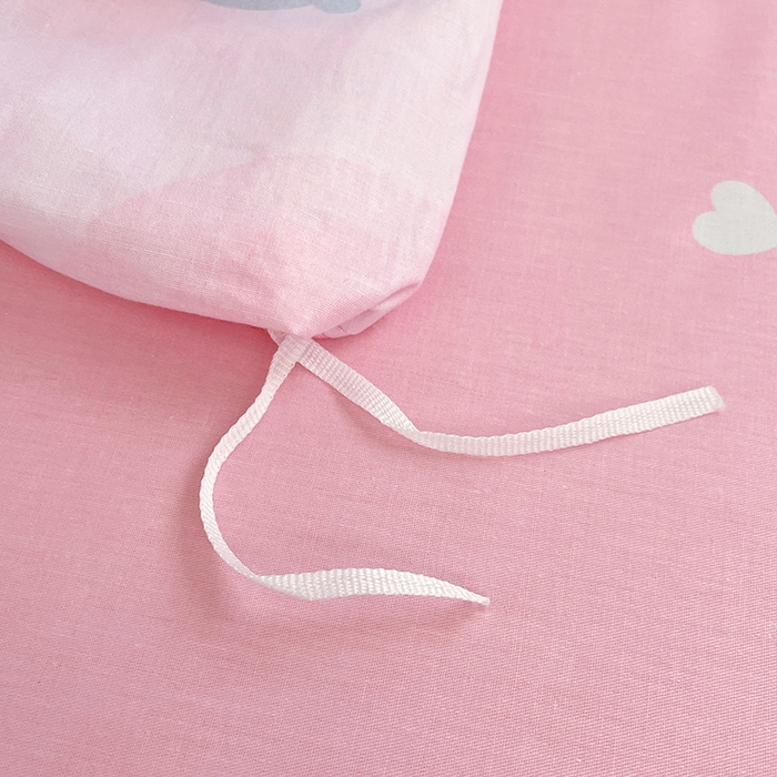 91家纺网 家纺一手货源 找家纺 锦润家纺2025新款全棉13372学生三件套纯棉宿舍六件套 玲珑花镜-粉