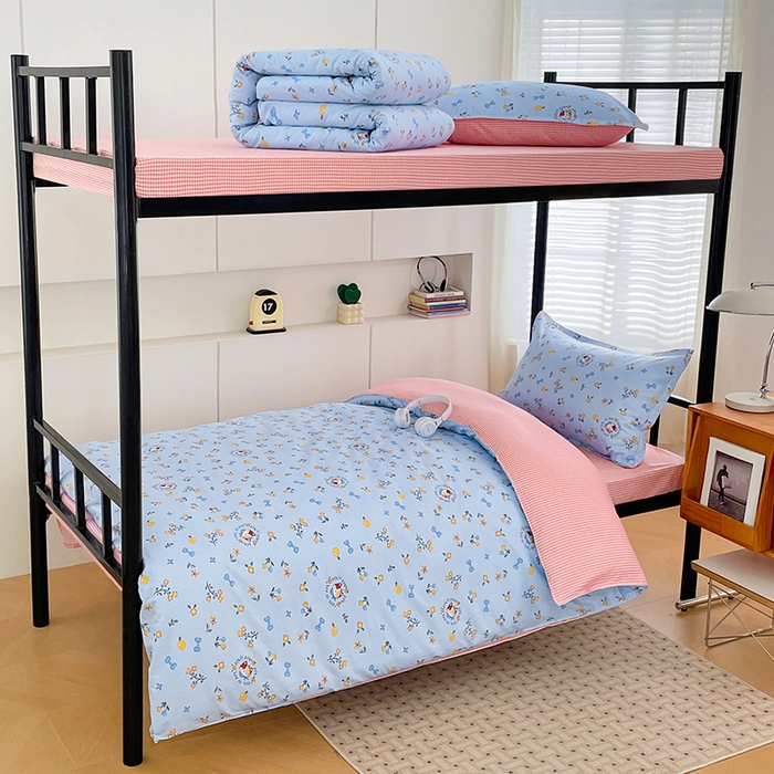 锦润家纺2025新款全棉13372学生三件套纯棉宿舍六件套 花玉颜