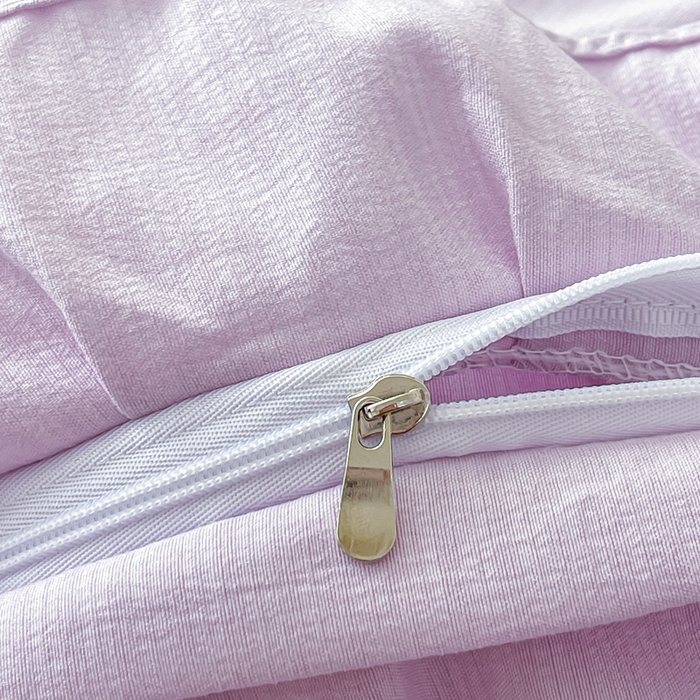 91家纺网 家纺一手货源 找家纺 梓之赫2025新款竹纤棉绣花四件套 绽放-紫色