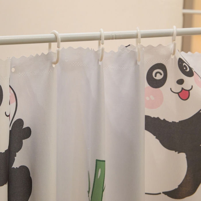 91家纺网 家纺一手货源 找家纺 博诺蚊帐 2025新款U型烤漆方顶坐床蚊帐 花园熊猫