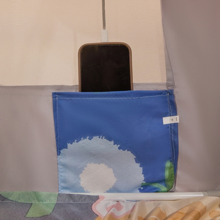 91家纺网 家纺一手货源 找家纺 博诺蚊帐 2025新款U型烤漆方顶坐床蚊帐 花园熊猫