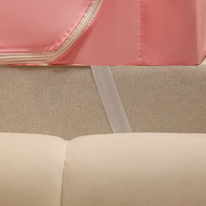 91家纺网 家纺一手货源 找家纺 （总）博诺蚊帐 2025新款U型烤漆方顶坐床蚊帐