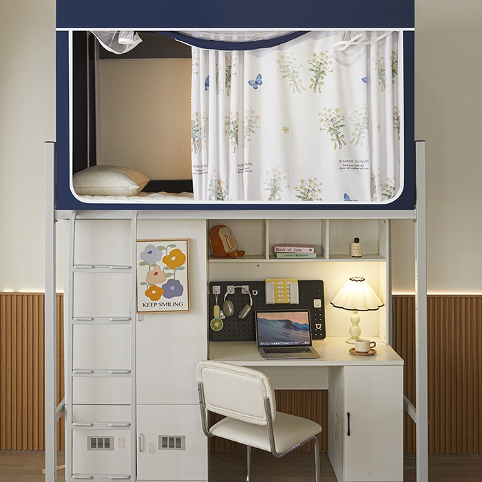 91家纺网 家纺一手货源 找家纺 博诺蚊帐 2025新款学生床遮光蚊帐 雏菊