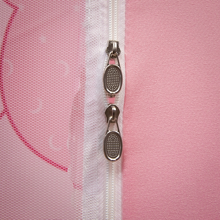 91家纺网 家纺一手货源 找家纺 博诺蚊帐 2025新款学生床遮光蚊帐 草莓熊