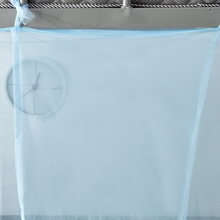 91家纺网 家纺一手货源 找家纺 博诺蚊帐 2025新款学生宿舍蚊帐 蓝色