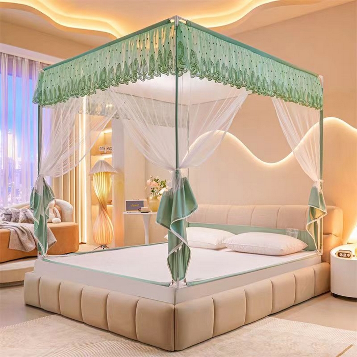 91家纺网 家纺一手货源 找家纺 （总）博诺蚊帐 2025新款坐床全底蚊帐