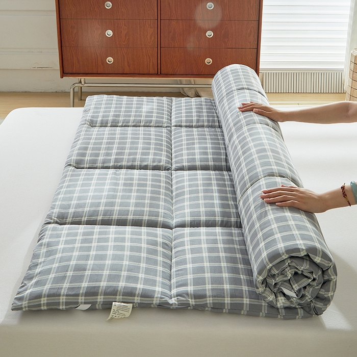 91家纺网 家纺一手货源 找家纺 （总）梵希良品家纺 2025新款大豆纤维床垫A类水洗棉学生宿舍单人加厚床垫褥家用榻榻米软垫子