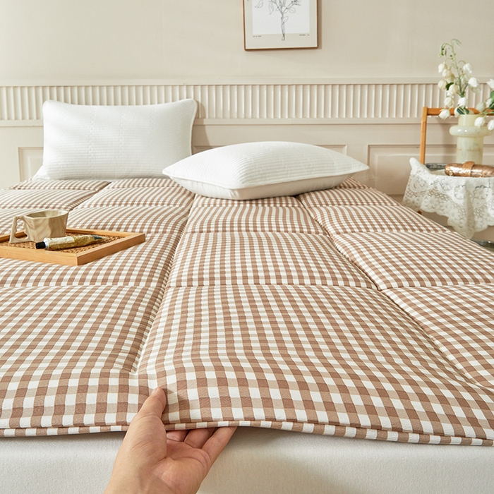 91家纺网 家纺一手货源 找家纺 梵希良品家纺 2025新款大豆纤维床垫A类水洗棉学生宿舍单人加厚床垫褥家用榻榻米软垫子