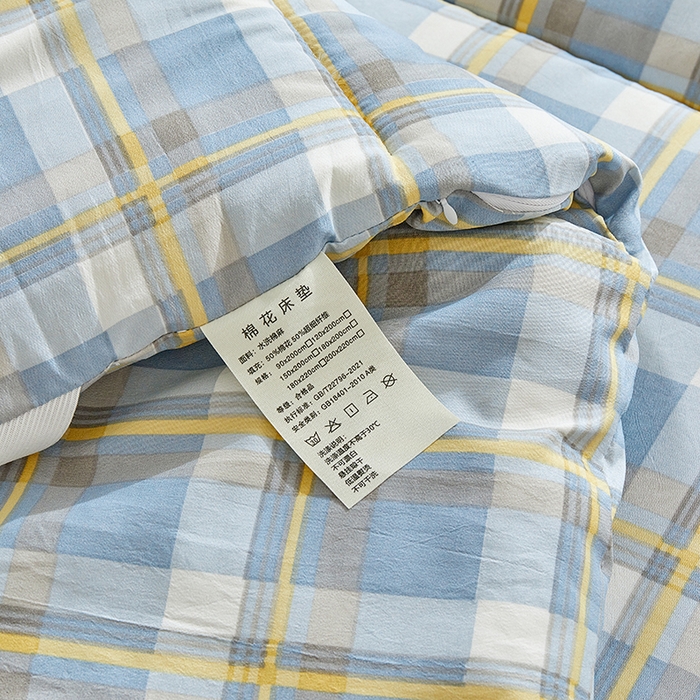 91家纺网 家纺一手货源 找家纺 梵希良品家纺 2025新款大豆纤维床垫A类水洗棉学生宿舍单人加厚床垫褥家用榻榻米软垫子