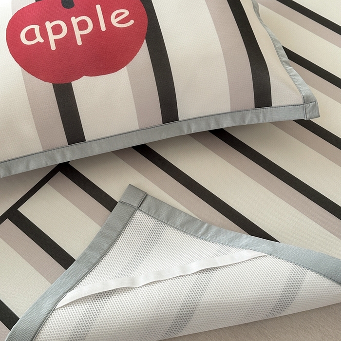 91家纺网 家纺一手货源 找家纺  （提供买家秀 爆款花型 不断货）2025新款A类碳光软冰丝凉席系列-床笠款 幸运狗狗