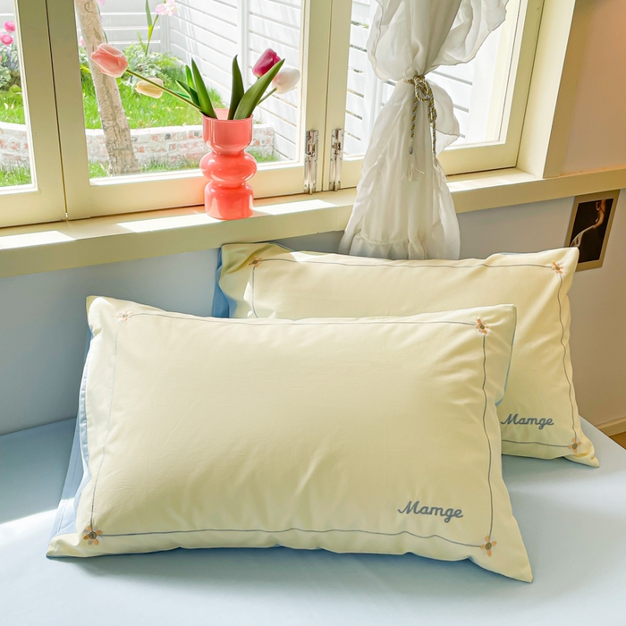 91家纺网 家纺一手货源 找家纺 （提供买家秀 爆款花型 不断货）2025新款全棉纯棉水洗棉毛巾绣贴布绣卡通四件套 微笑乐园