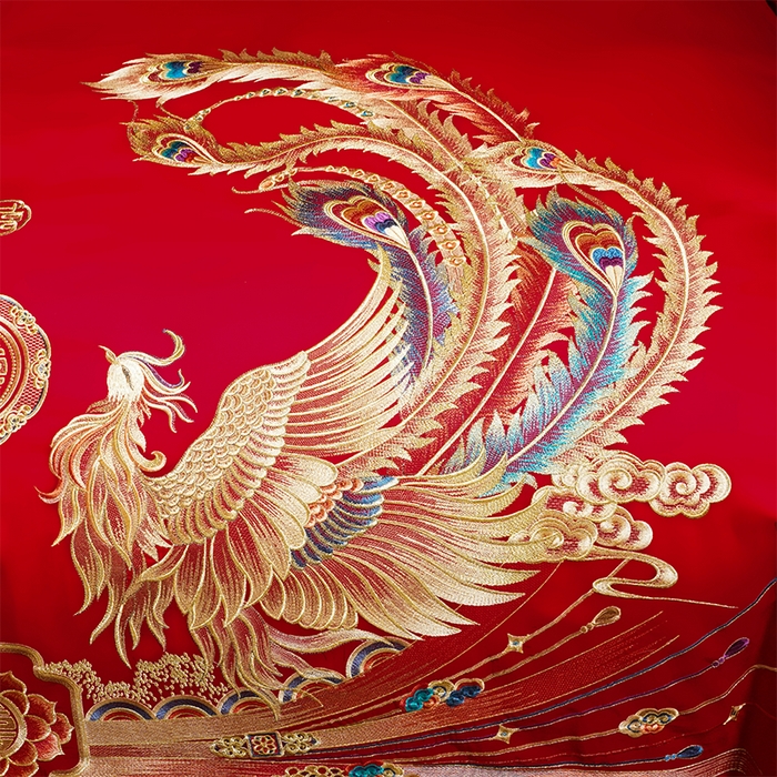 91家纺网 家纺一手货源 找家纺 用心 2025新款婚庆全棉刺绣四件套多件套系列