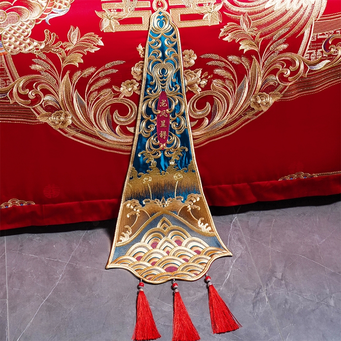 91家纺网 家纺一手货源 找家纺 用心 2025新款婚庆全棉刺绣四件套多件套系列