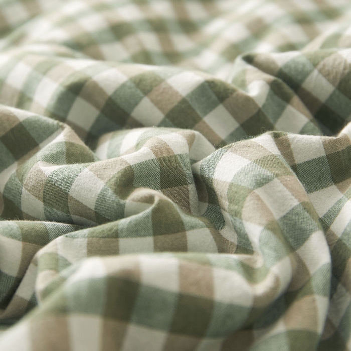 91家纺网 家纺一手货源 找家纺  2025新款无印风新疆棉花夏被夏凉被空调可机洗（提供买家秀 爆款花型 不断货） 绿小格