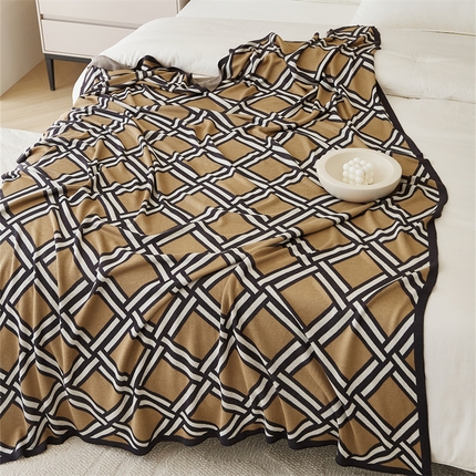 （总）暖绵绵家纺 2025新款丝光棉毯子-莱里克（最低零售价：105元）