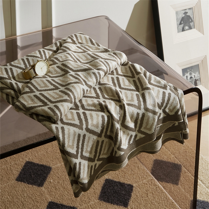 91家纺网 家纺一手货源 找家纺 （总）暖绵绵家纺 2025新款丝光棉毯子-奥利安（最低零售价：105元）