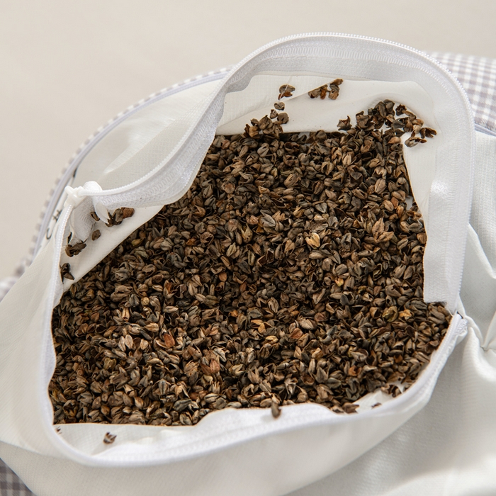 91家纺网 家纺一手货源 找家纺 （总）芯洲 2025新款A类有氧双层纱小猫直播爆款荞麦枕可爱卡通枕头枕芯