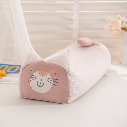 91家纺网 家纺一手货源 找家纺 （总）芯洲 2025新款A类有氧双层纱小猫直播爆款荞麦枕可爱卡通枕头枕芯