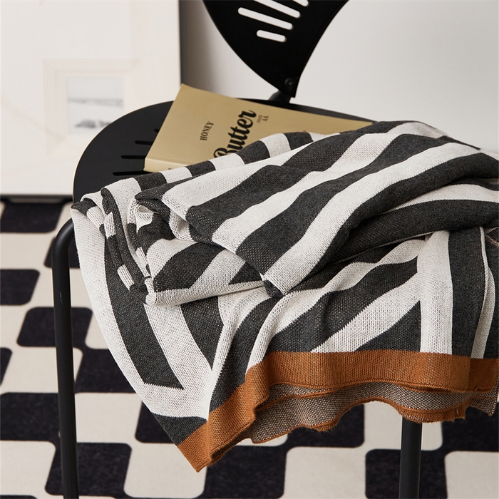 91家纺网 家纺一手货源 找家纺 （总）暖绵绵家纺 2025新款丝光棉毯子-卢希恩（最低零售价：105元）