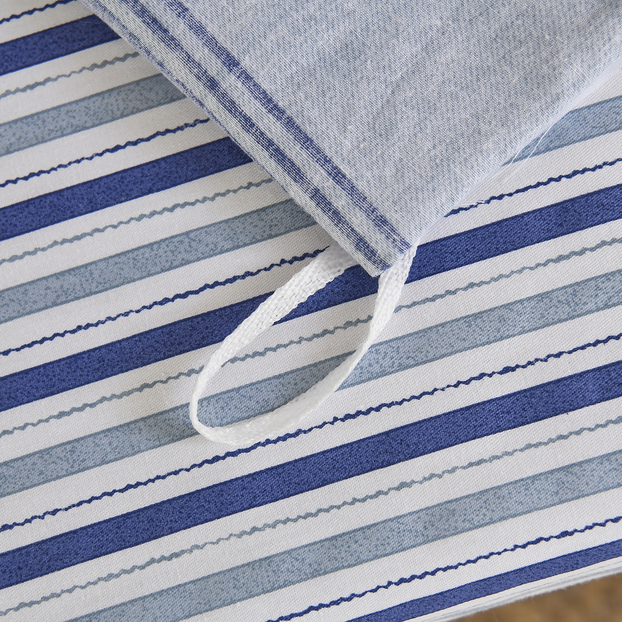 91家纺网 家纺一手货源 找家纺 乐旗家纺 2024新款13372全棉学生宿舍床单款三件套纯棉六件套 蓝色记忆