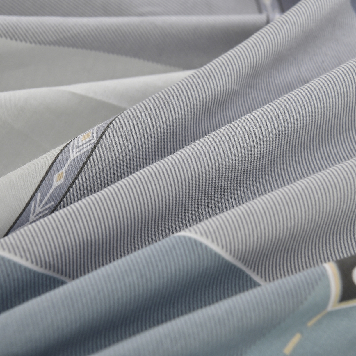 91家纺网 家纺一手货源 找家纺 乐旗家纺 2024新款13372全棉学生宿舍床单款三件套纯棉六件套 西雅图