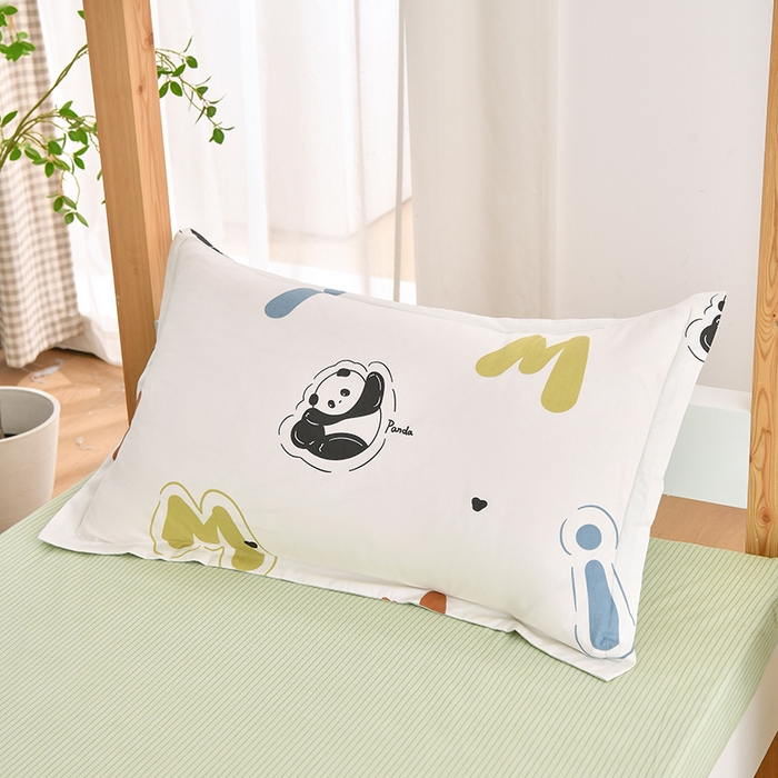 91家纺网 家纺一手货源 找家纺 乐旗家纺 2024新款13372全棉学生宿舍床单款三件套纯棉六件套 爱宝乐园